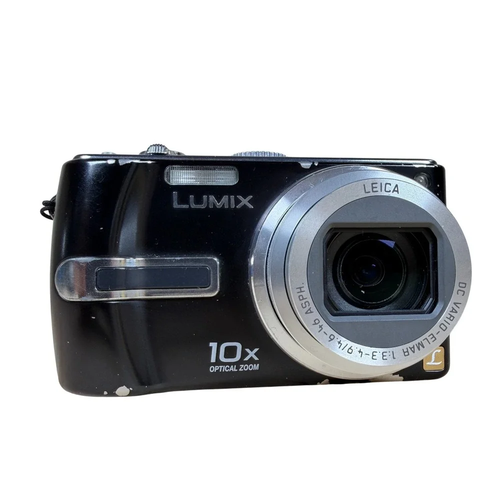 Panasonic Lumix DMC-TZ3 7.2MP Digital Camera Bundle Black w/ Charger + Battery